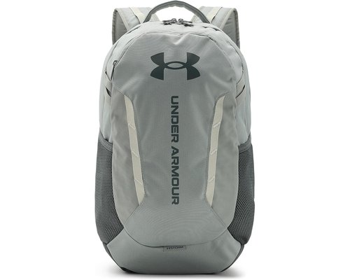 Under Armour Hustle 6.0 Backpack Backpack Bags - Titanium/Clay Green/Clay Green - 1384672-069