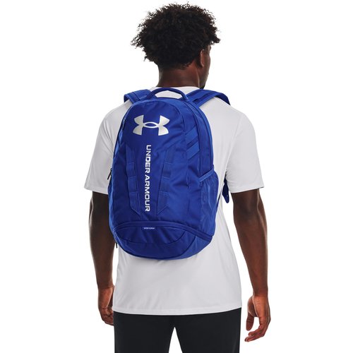 Under Armour Hustle Backpack 5.0 - Mod Grey/Royal/Silver - 1361176-400