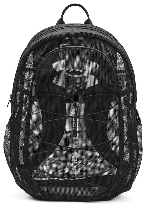 Under Armour Hustle Mesh Backpack - White/Black - 1372288-001