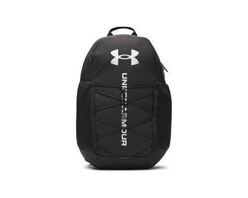 Under Armour Hustle Sport 6.0 Backpack Backpack Bags - Black/Black/Metallic Silver - 6000397-001