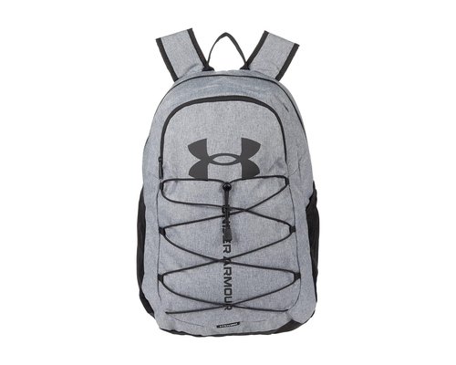 Under Armour Hustle Sport Backpack Backpack Bags - Pitch Gray Medium Heather/Black - 1364181-012