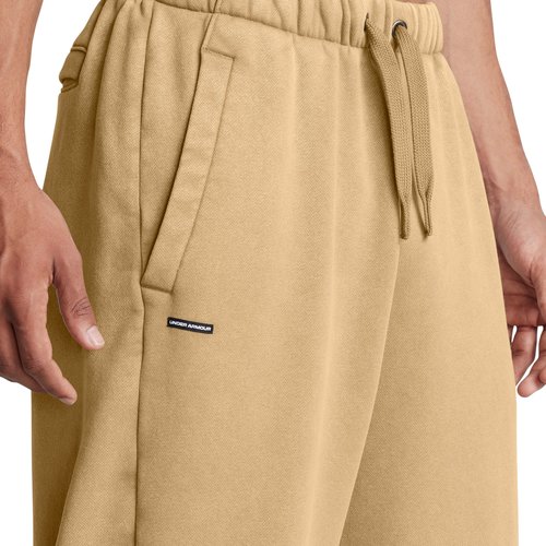 Under Armour Icon Hwt Fleece Wash Os Pants - Camel/White - 1386554-263