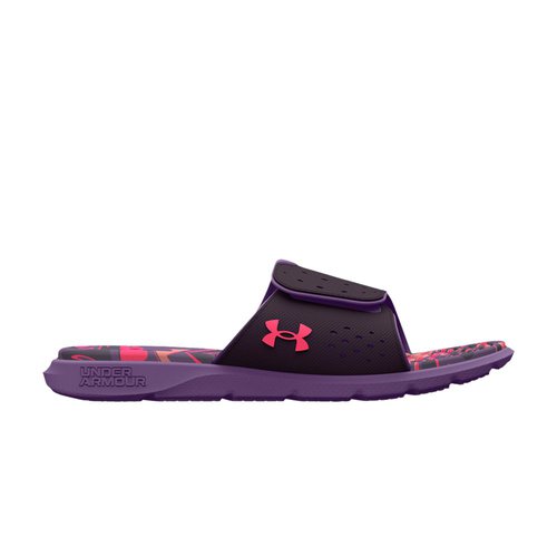 Under Armour Ignite 7 Graphic Footbed Slide - Tux Purple/Retro Purple - 3026029-500