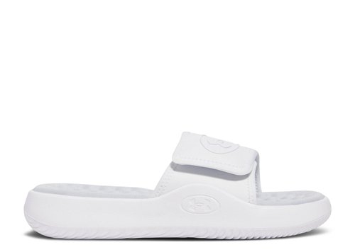 Under Armour Ignite Pro 8 Slide - White/Halo Gray/White - 6000033-100