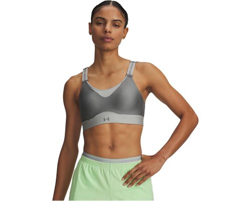 Under Armour Infinity High Impact Sports Bra Bra - Clay Green/Titanium/Clay Green - 1384112-709