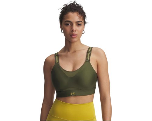 Under Armour Infinity High Impact Sports Bra Bra - Expedition Green/Canteen Green - 1384112-308