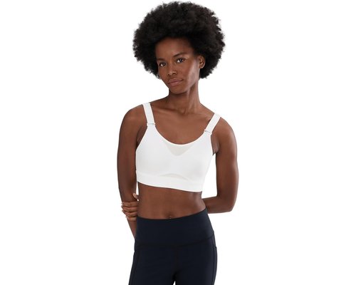 Under Armour Infinity High Impact Sports Bra Bra - White/White - 1384112-101