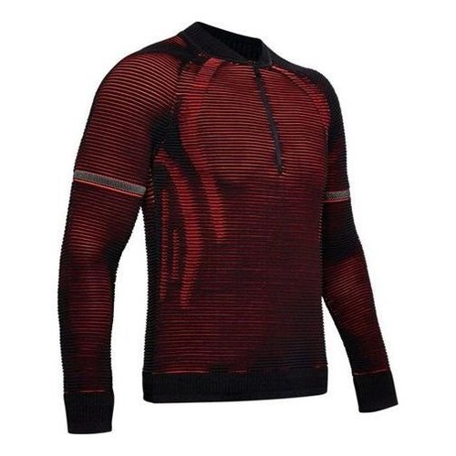 Under Armour IntelliKnit 2.0 Stripe Running Long Sleeves - Black - 1350090-001
