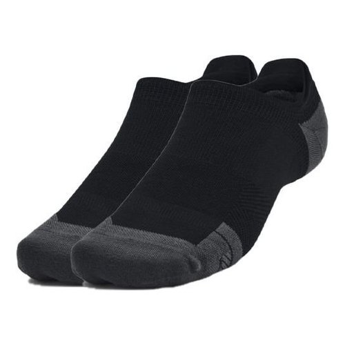 Under Armour Iso-Chill ArmourDry No Show Tab Socks - Black/Dark Grey - 1376078-001