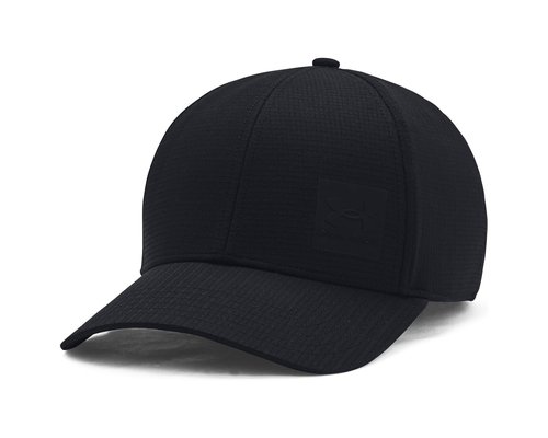 Under Armour Iso-Chill Armourvent Stretch Fit Hat Caps - Black/Castlerock - 1383438-001