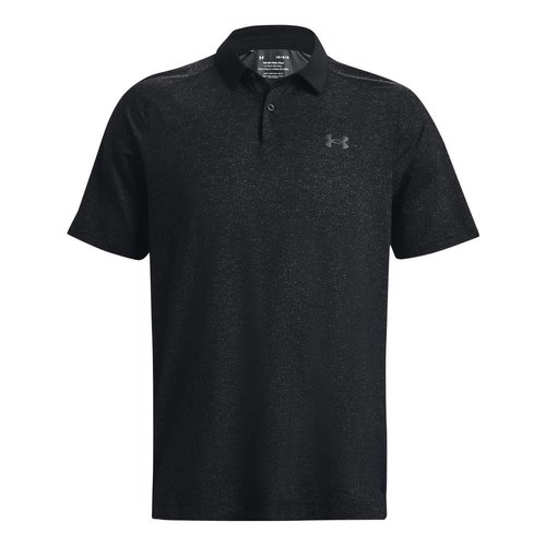 Under Armour Iso-Chill Heather Polo Shirt - Black - 1377294-001