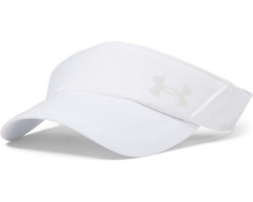 Under Armour Iso-Chill Launch Visor Caps - White/White/Reflective - 1383480-100