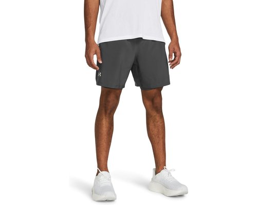 Under Armour Launch Run 7 2-in-1 Shorts Clothing - Castlerock/Castlerock/Reflective - 1382641-025