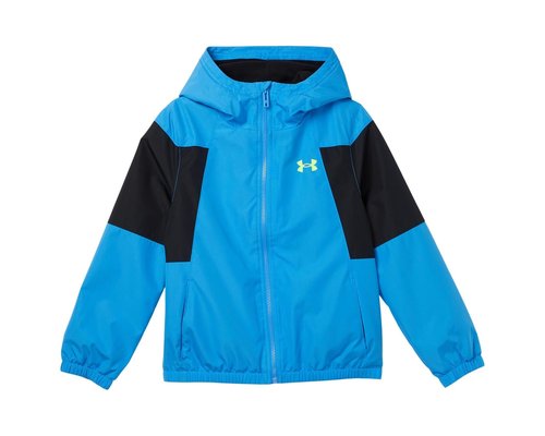 Under Armour Manataug Windbreaker Jacket Big Kid Coat - Blue Atlantis - UJFIM17F-476