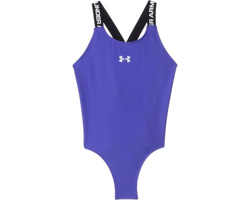 Under Armour One-Piece Cross-Back Big Kid Swimsuits One Piece - Virtual Violet - UASIK05S-524