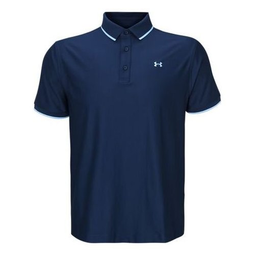 Under Armour Playoff Pique Polo Shirt - College Navy - 1345459-409