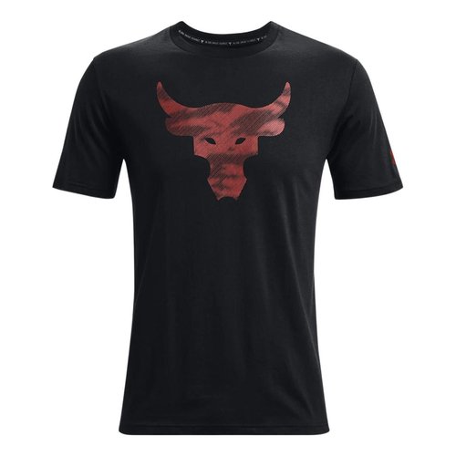 Under Armour Project Rock Brahma Bull T-shirt - Black/Red - 1371214-001