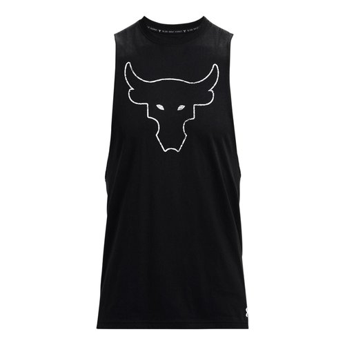 Under Armour Project Rock Brahma Bull Tank - Black/White - 1371215-001