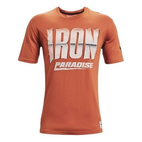 Under Armour Project Rock Dare to Fail Tee - Orange - 1363557-843