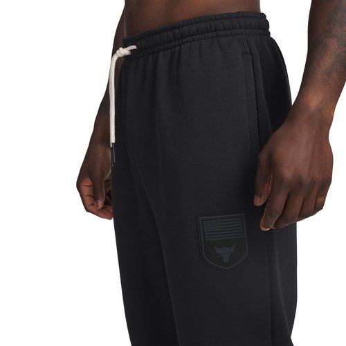Under Armour Project Rock Icon Fleece Veterans day Pants - Black/Black - 6005004-002