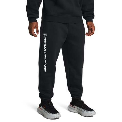 Under Armour PTH Icon Fleece Joggers - Black/White - 1389360-001