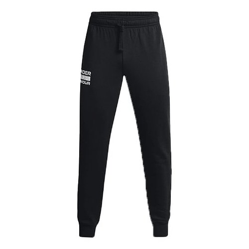 Under Armour Rival Fleece Signature Joggers - Black - 1366366-001