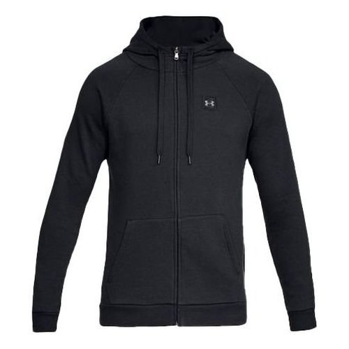 Under Armour Rival square frame Logo Hooded Jacket - Black - 1320737-001
