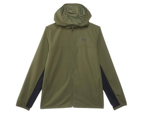 Under Armour Rival Woven Jacket Big Kid Jacket - Marine OD Green/Black/Black - 1390154-390