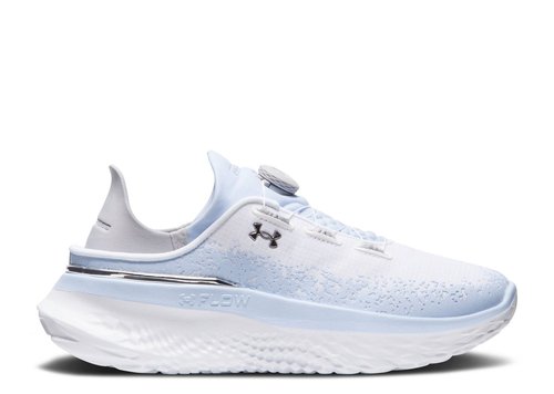 Under Armour SlipSpeed Mega | Size 9 - White/Metallic Silver/Nimbus Blue - 3028539-113
