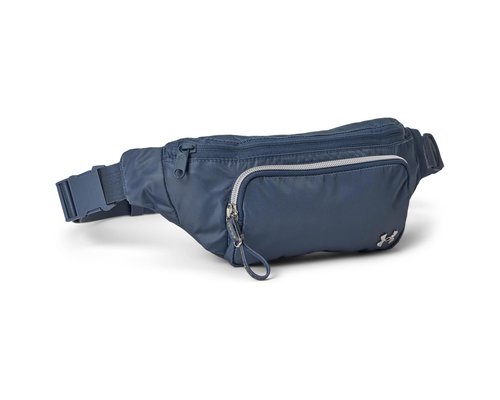 Under Armour Studio Waist Bag Crossbody Cross Body Handbags - Downpour Gray/Metallic Gold - 1384459-044