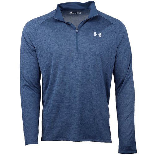 Under Armour Tech 2.0 Mock Neck Long Sleeve Half-Zip Pullover Shirt - Blue - 1328495-409