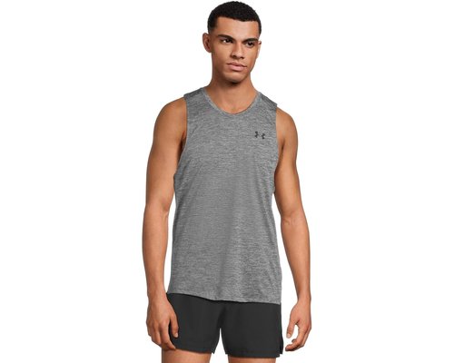 Under Armour Tech Tank Top Clothing - Castlerock/Black - 1382795-025