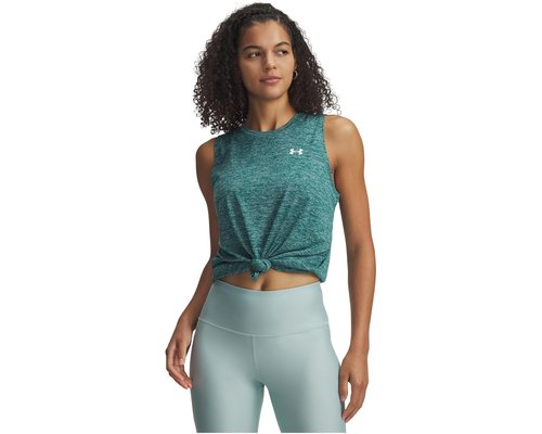 Under Armour Tech Tank Top Twist Clothing - Rack Green/White - 1383656-338