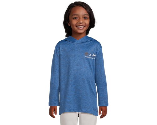 Under Armour Twist Apex Hoodie Big Kid Workout - Blue Atlantis - UOFIB23F-476