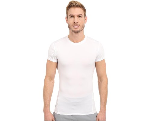 Under Armour Tactical HeatGear Compression T-Shirt - White/White - 1216007-100