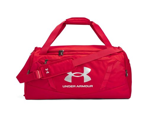 Under Armour Undeniable 5.0 Duffel MD Duffel Bags - Red/Red/Metallic Silver - 1369223-600