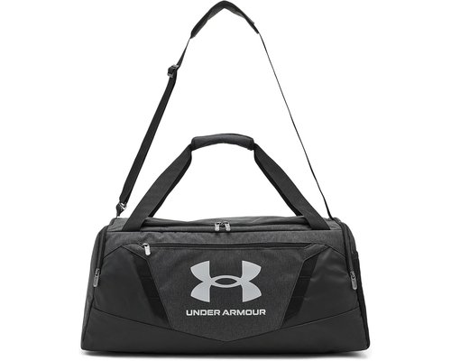 Under Armour Undeniable 5.0 Duffel MD Duffel Bags - Black Medium Heather/Black/Metallic Silver - 1369223-011