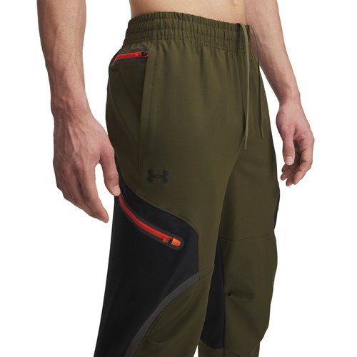 Under Armour Unstoppable Cargo Pants - Black/Expedition Green/Black - 1390256-308