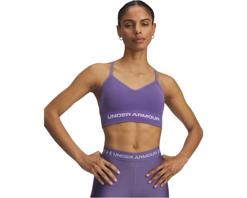 Under Armour Vanish Seamless Low Bra Bra - Purple Luxe/Purple Crest - 1384417-520