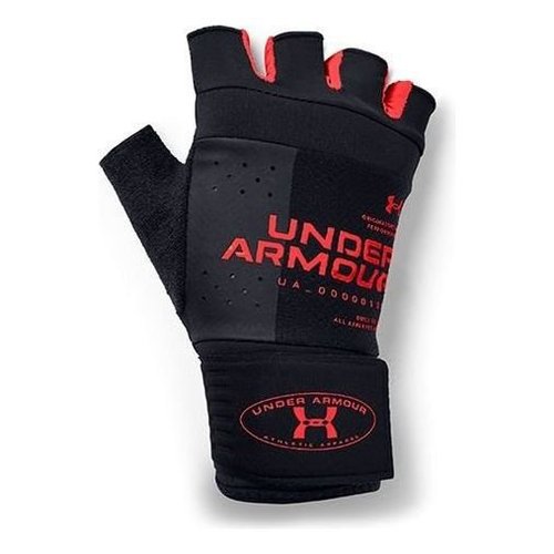 Under Armour Weightlifting Gloves - Black/Red - 1356688-001