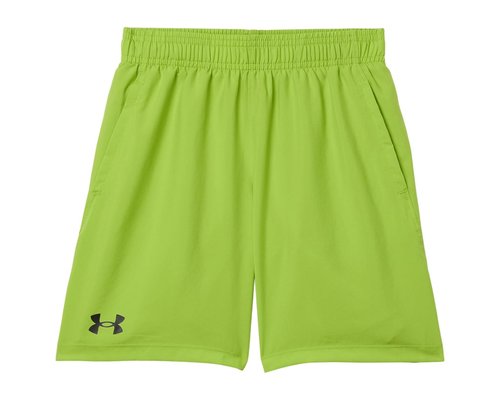 Under Armour Woven Shorts Big Kid Clothing - Green Vibe/Black - 1377264-326