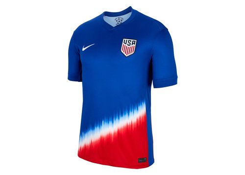 USMNT 2024 Stadium Away Nike Dri-FIT Soccer Replica Jersey - Old Royal/Sport Red/White/White - FJ4277-417