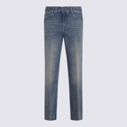 Valentino Blue Cotton Denim Jeans - BDD20G9HC558