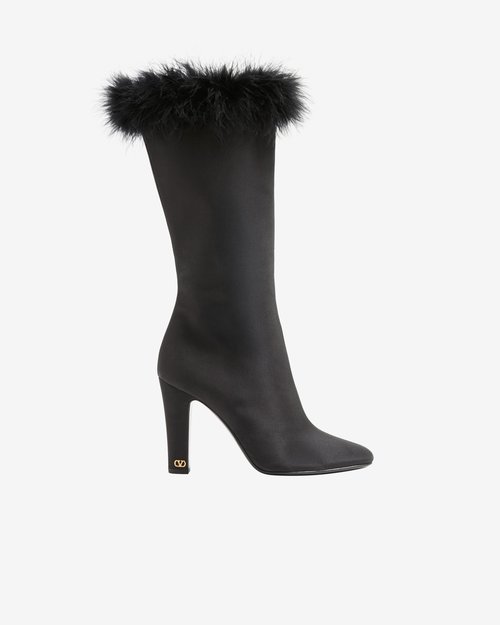 Valentino Boot - Black - 8W2S0NT3ZGEN01