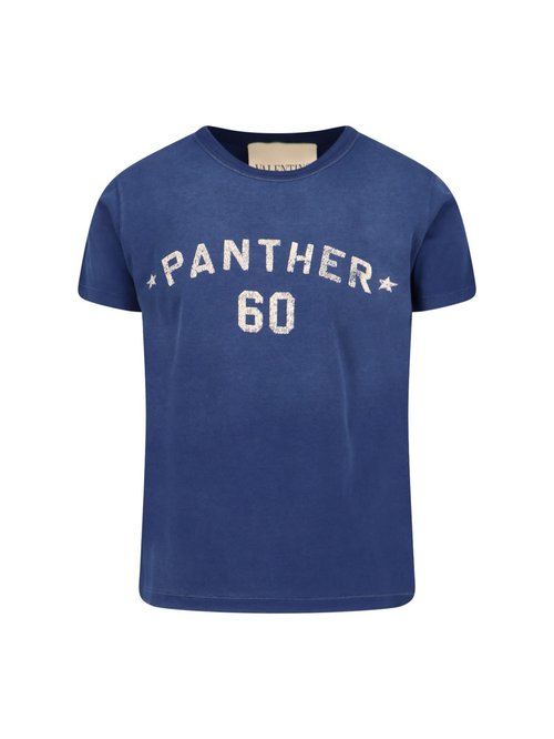 Valentino chez T-shirt - Blue - 7V3MG17EAYDAEW