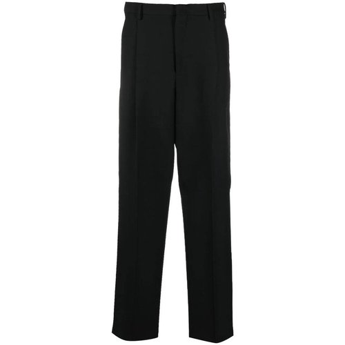 Valentino Cropped Tailored Pant - Black - 1V0RBG078U10NO