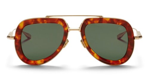 Valentino Eyewear V-lstory Honey Tortoise Light Gold Sunglasses - VLS-129C-50
