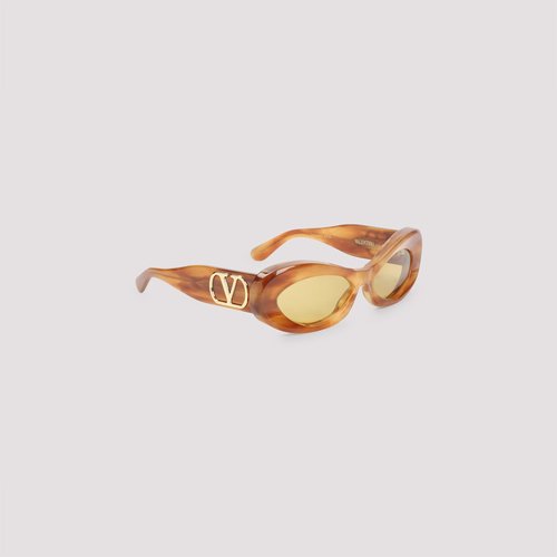 Valentino Garavani Acetate Sunglasses - VLS178C57TRTGLD