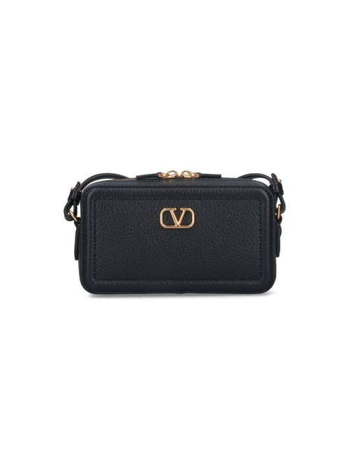 Valentino Garavani Black Mini Alltime Camera Case Bag - Nero - 7W2P0AI5RZR0NO