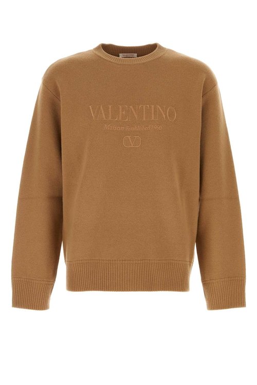 Valentino Garavani Biscuit Wool Sweater - 5V3KC30AACF954